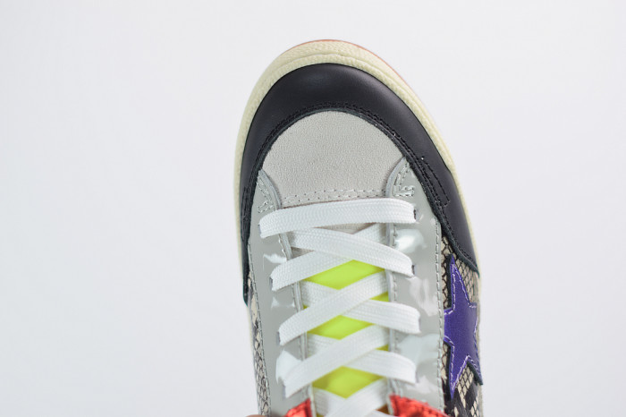 GGD Women’s fuchsia and leopard-print Yeah sneakers