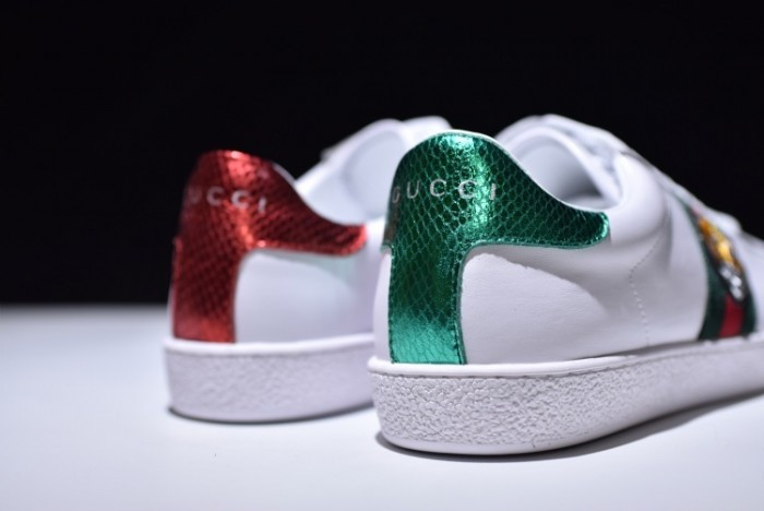 GUCC Ace Embroidered Low-Top Sneaker 457132 02JP0 9064